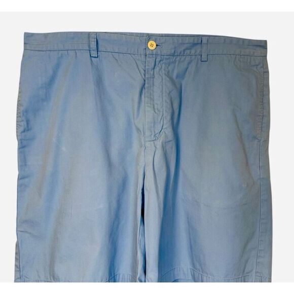 Vineyard Vines Men’s Club Shorts Lt. Blue Sz. 40 100% Cotton Flat Front - Picture 4 of 7